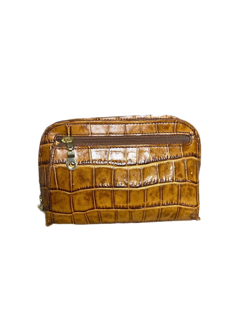 Vintage Abas Croc Leather Coin Purse